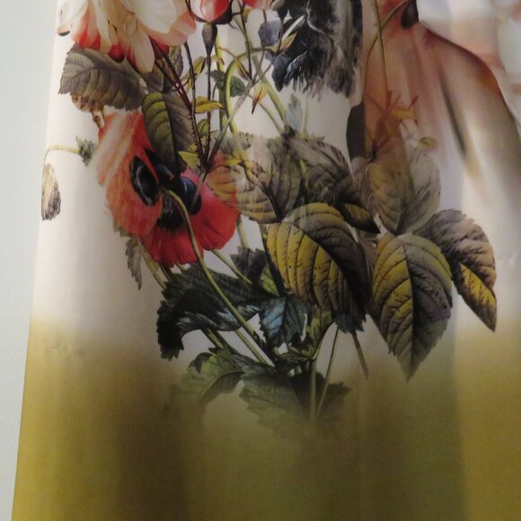 TED BAKER Aymay Opulent Bloom Floral Silk Maxi Dress Wedding - Ted Size 0 - Picture 6 of 16